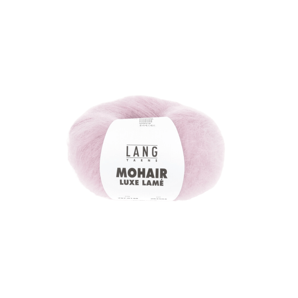 LANGYARNS Yarn Silver - Light Pink LANGYARNS | Mohair Luxe Lamé | DK | 797
