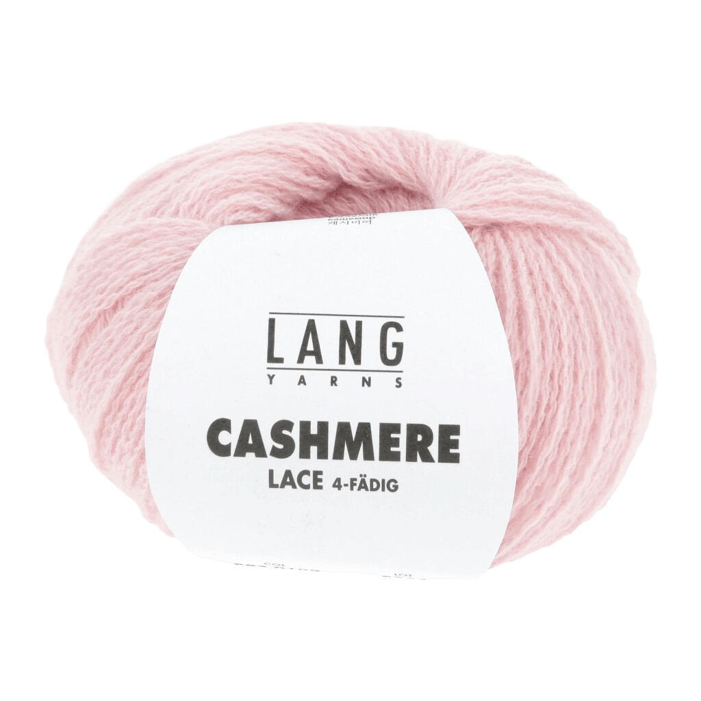 LANGYARNS Knitting Pattern 18 x 21 cm - 1 ball / powder pink 883.0109 WANDA Wrist warmers Pattern Bundle in Cashmere Lace by LANGYARNS | Punto 60-017