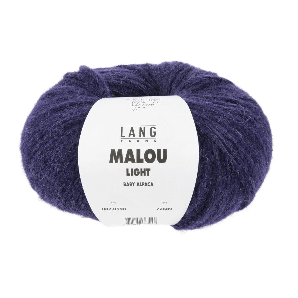 LANGYARNS Yarn Royal Purple LANGYARNS | Malou Light | Worsted / Aran | 887