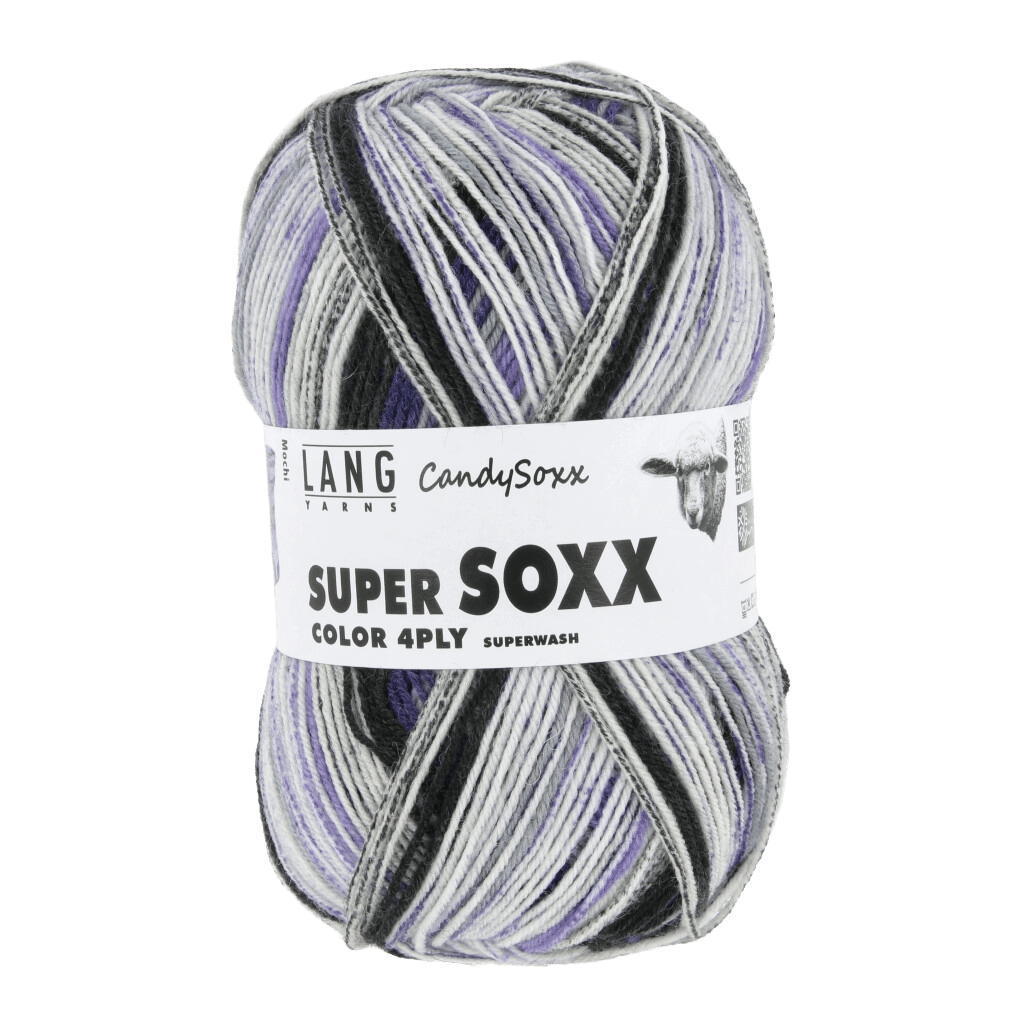 LANGYARNS Yarn Mochi - Blue / Lilac LANGYARNS | Super Soxx Colour - Candy Soxx | 4 Ply | 901