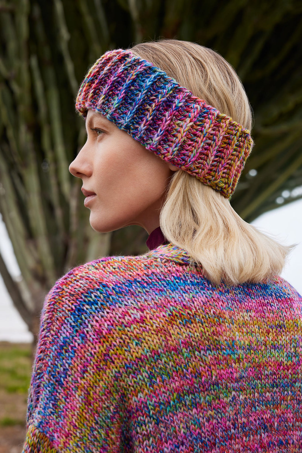LANGYARNS Kit Knitting Pattern EOS Headband Pattern Bundle in Prisma by LANGYARNS | Punto 96-003
