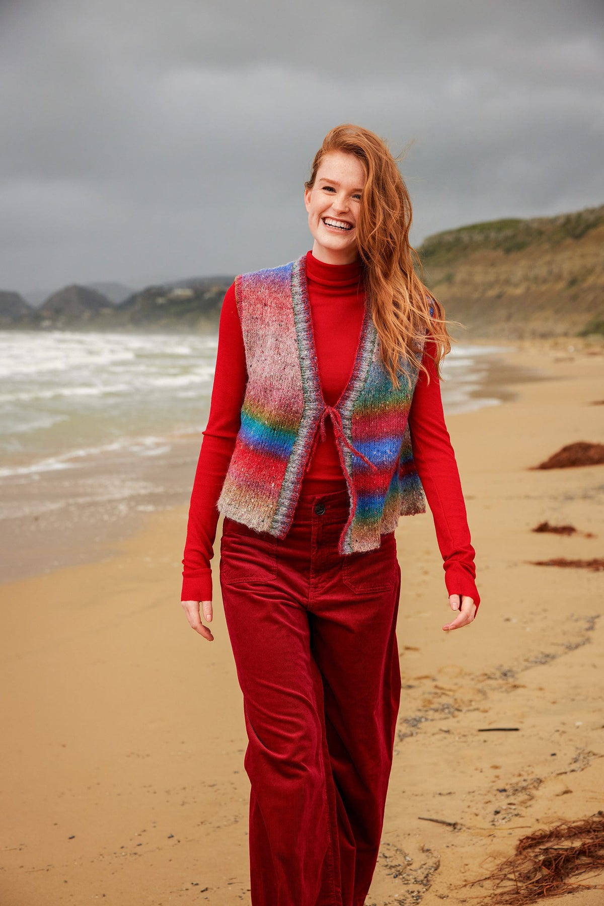 LANGYARNS Kit Knitting Pattern SUKI Vest Pattern Bundle in Galaxy by LANGYARNS | Punto 98-002