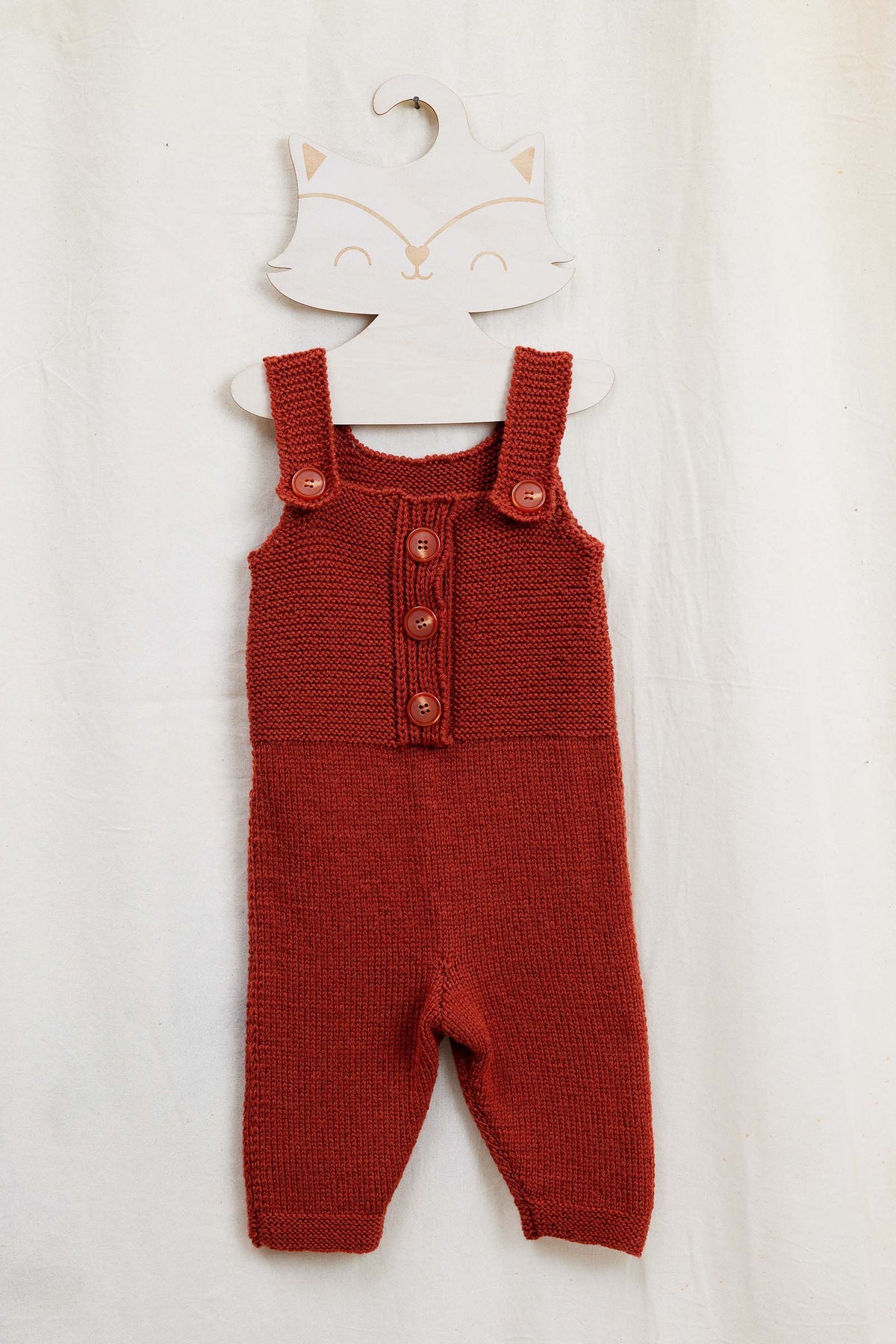 LANGYARNS Kits Knitting Pattern WYNTER Romper Pattern Kit in Merino 200 Bébé by LANGYARNS | Punto 99-004
