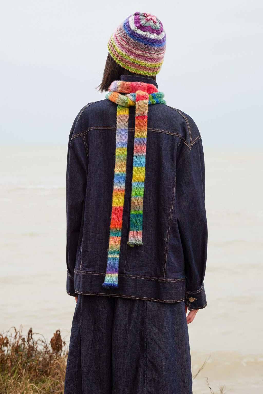 Lang Yarns Knitting Pattern UNICE Scarf Pattern Bundle in Infinity by LANGYARNS | Punto 100-006