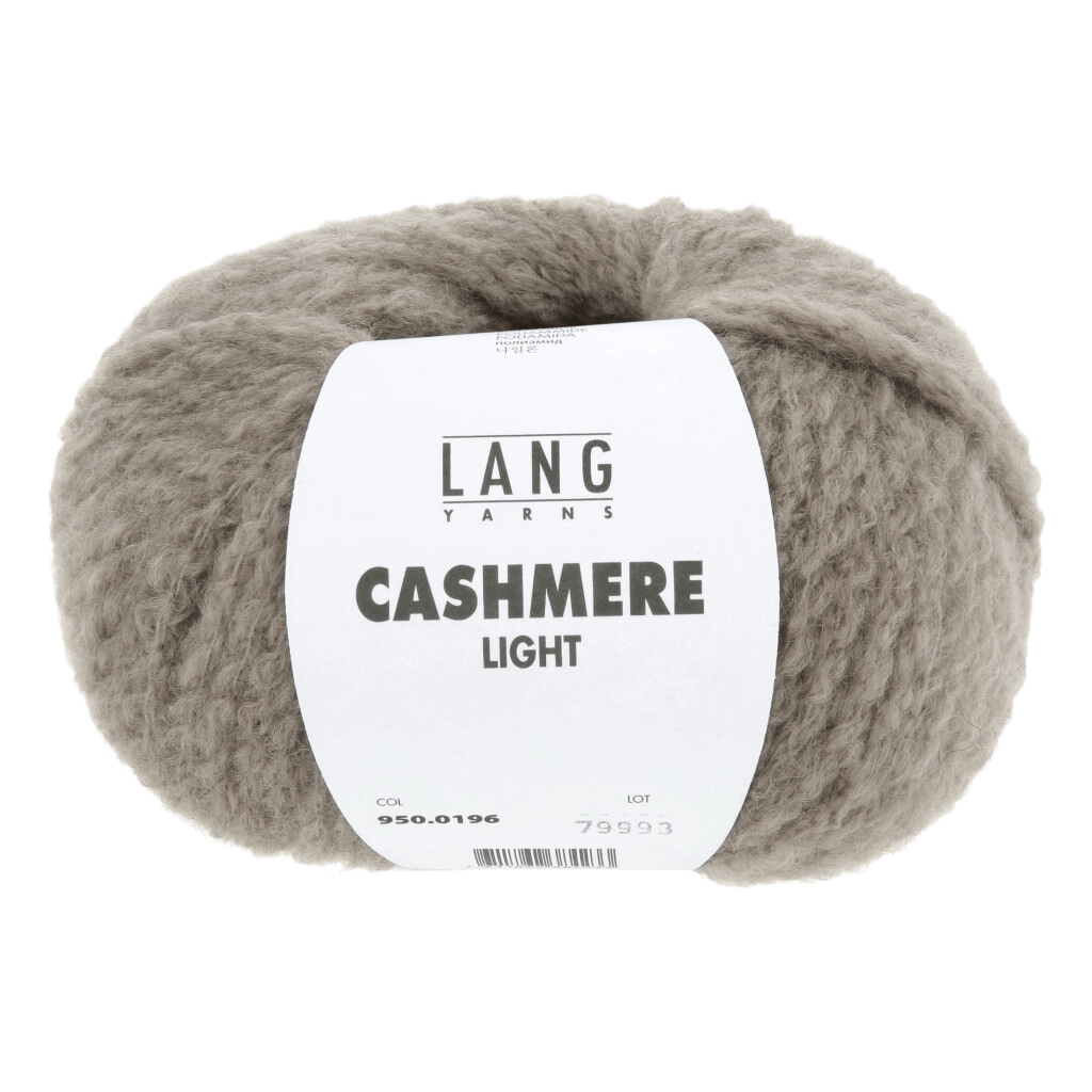 LANGYARNS Knitting Pattern Small-Medium - 11 balls / stone 950.0196 JASMIN Cardigan Pattern Bundle in Cashmere Light by LANGYARNS | Punto 60-011