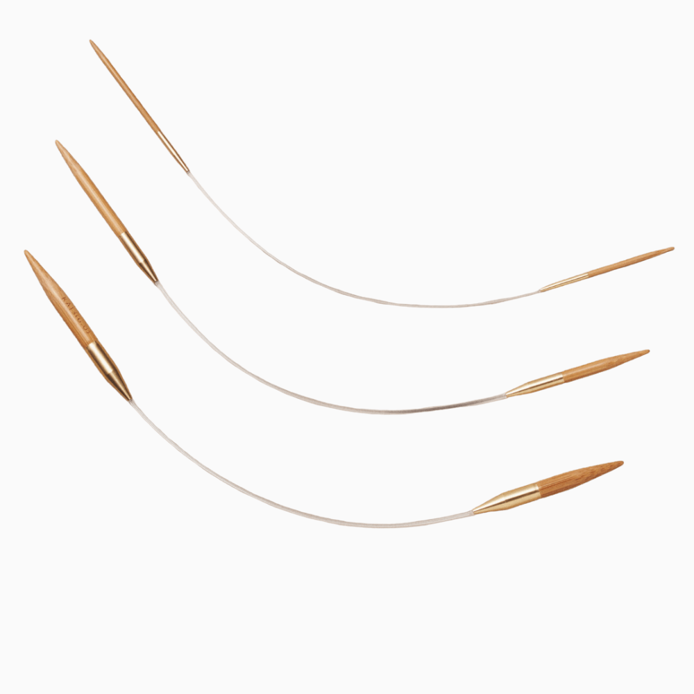 Seeknit | Koshitsu | Asymmetric Fixed Circular Knitting Needles | 23cm