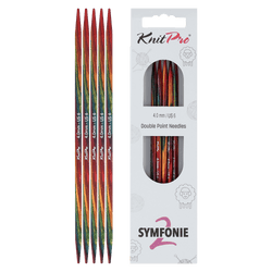 KnitPro Knitting Needles 10cm / 2.0mm KnitPro | Symfonie 2 | Double Pointed Knitting Needles