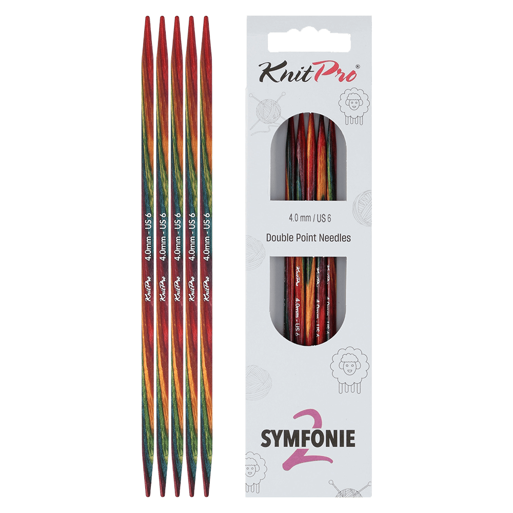 KnitPro Knitting Needles 10cm / 2.0mm KnitPro | Symfonie 2 | Double Pointed Knitting Needles