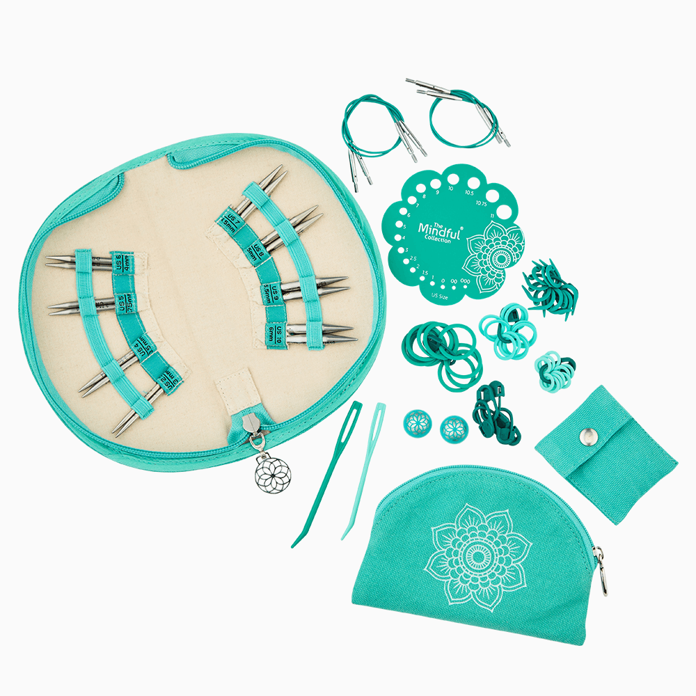 The Mindful Collection | Generosity Lace 5cm Interchangeable Knitting Needle Set