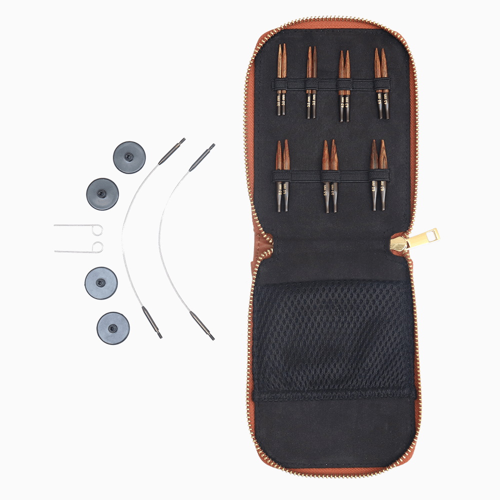 KnitPro | Ginger | 5cm Mini Interchangeable Knitting Needle Set