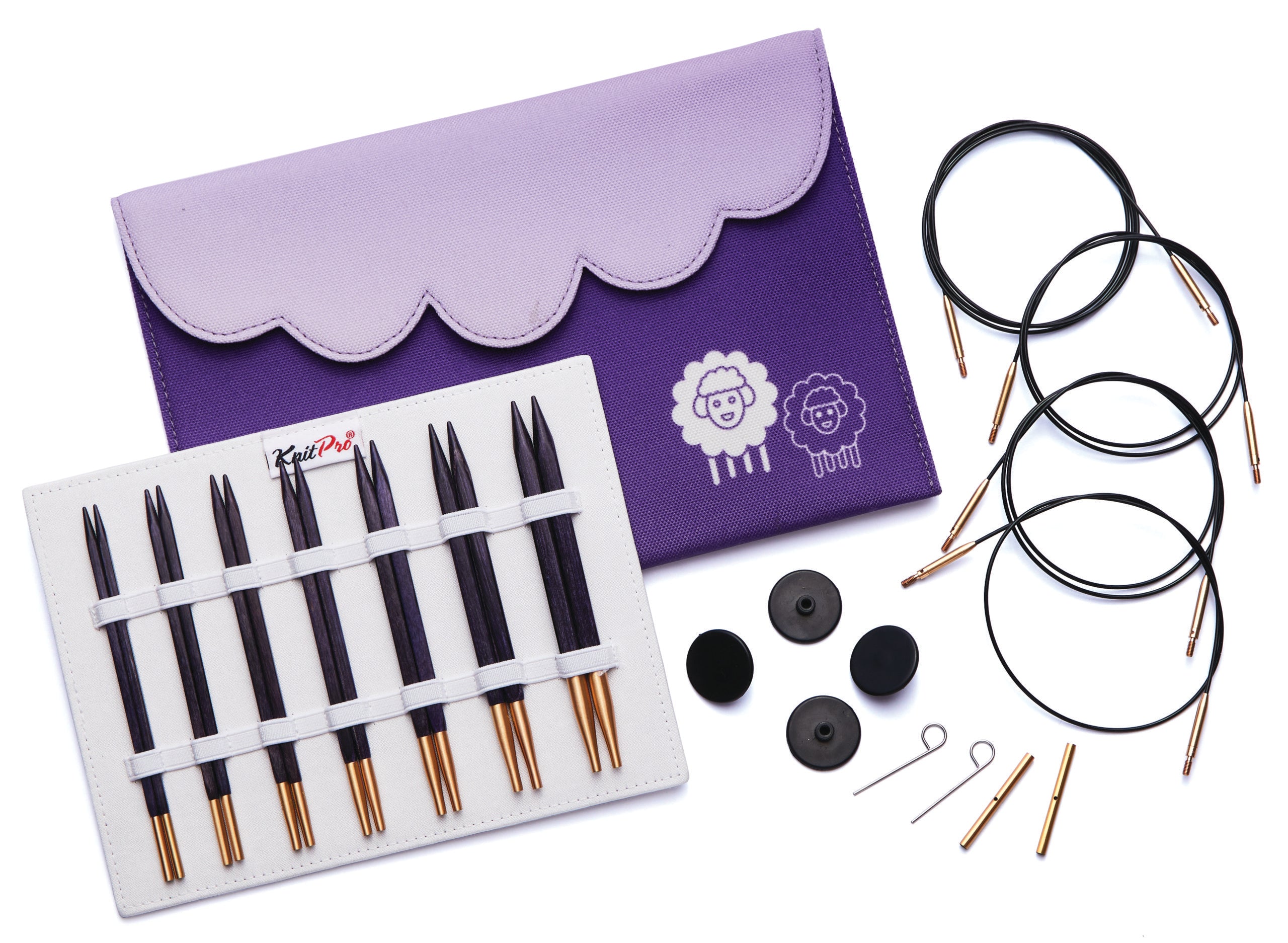 KnitPro | J'adore Cubics | Deluxe Interchangeable Knitting Needle Set | McIntosh
