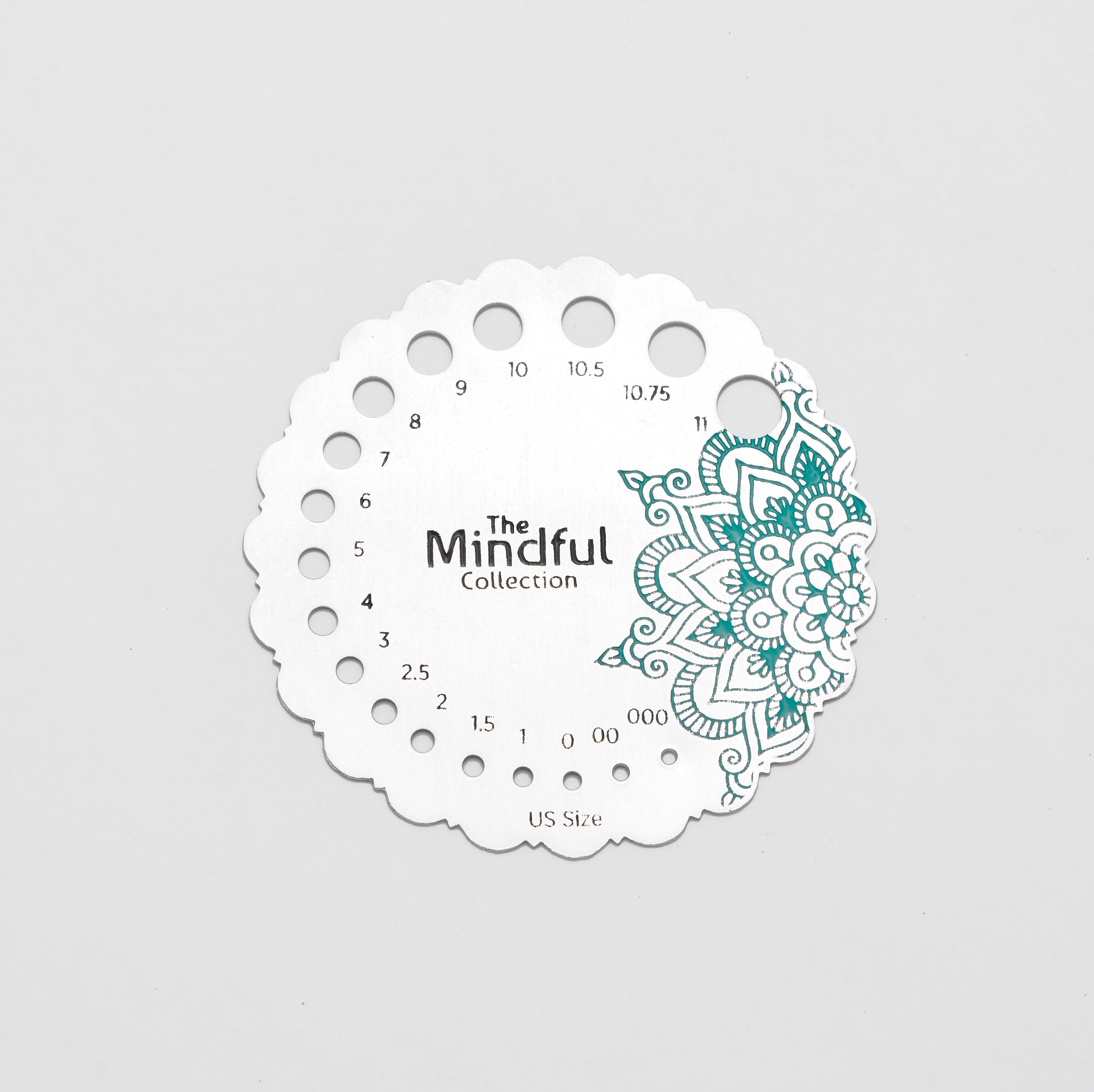 The Mindful Collection | Stirling Silver Plated Metal Needle Gauge | McIntosh