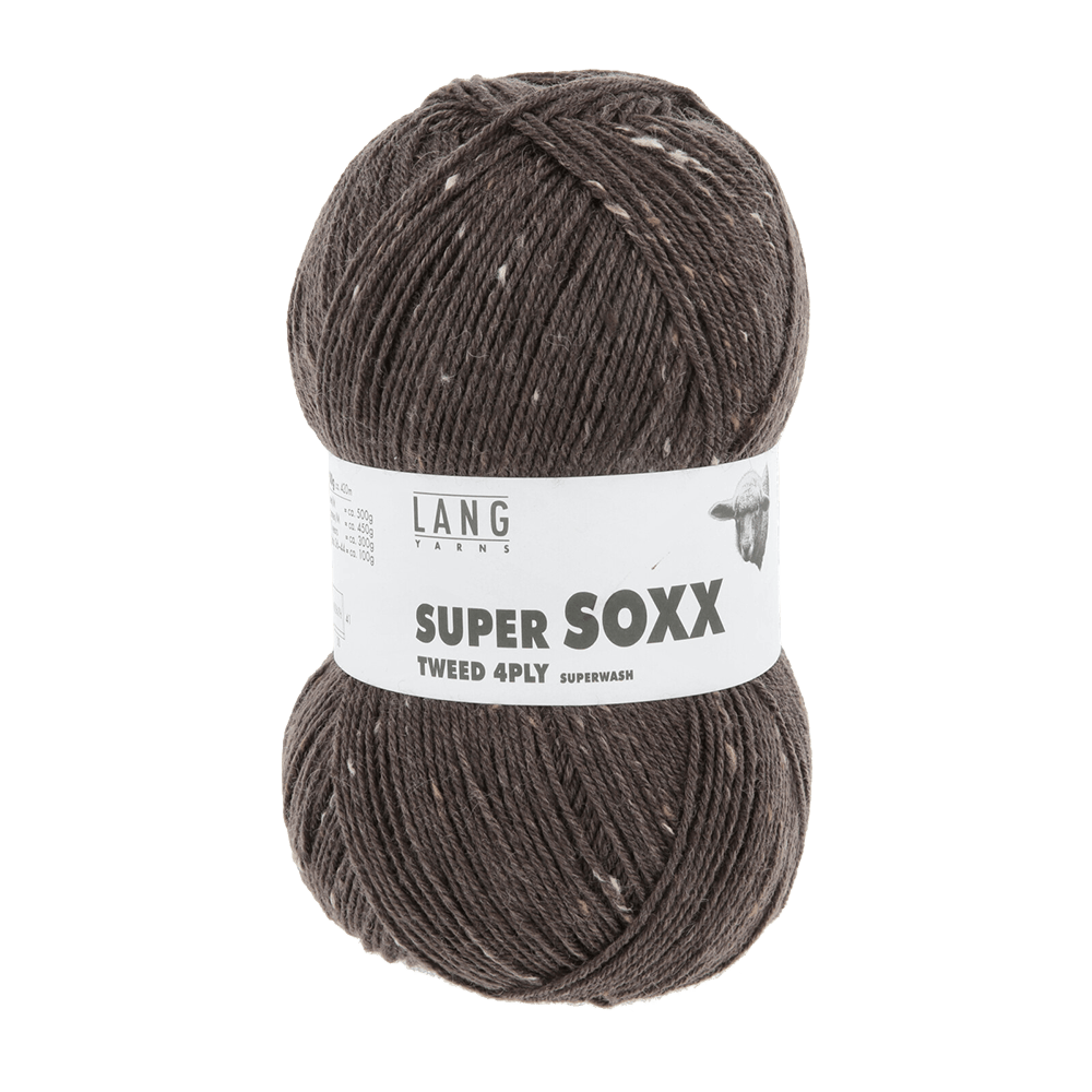 LANGYARNS Yarn Choco LANGYARNS | Super Soxx Tweed | 4 Ply | 1201