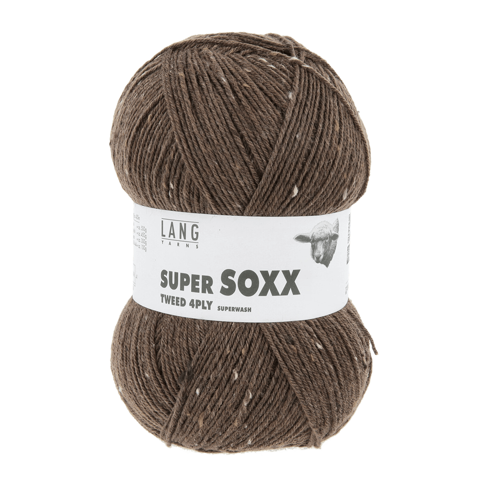 LANGYARNS Yarn Brown LANGYARNS | Super Soxx Tweed | 4 Ply | 1201