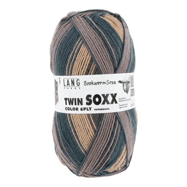 LANGYARNS | Twin Soxx - Book Worm Soxx | 6 PLY | 600