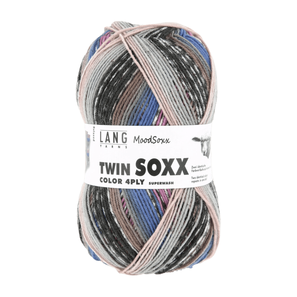 LANGYARNS Yarn Relaxed - Blue / Violet / Navy LANGYARNS | Twin Soxx - Mood Soxx | 4 PLY | 909