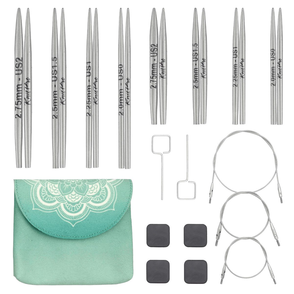 KnitPro Knitting Needles KnitPro | The Mindful Collection | Petite Interchangeable Knitting Needle Tips Mini Set