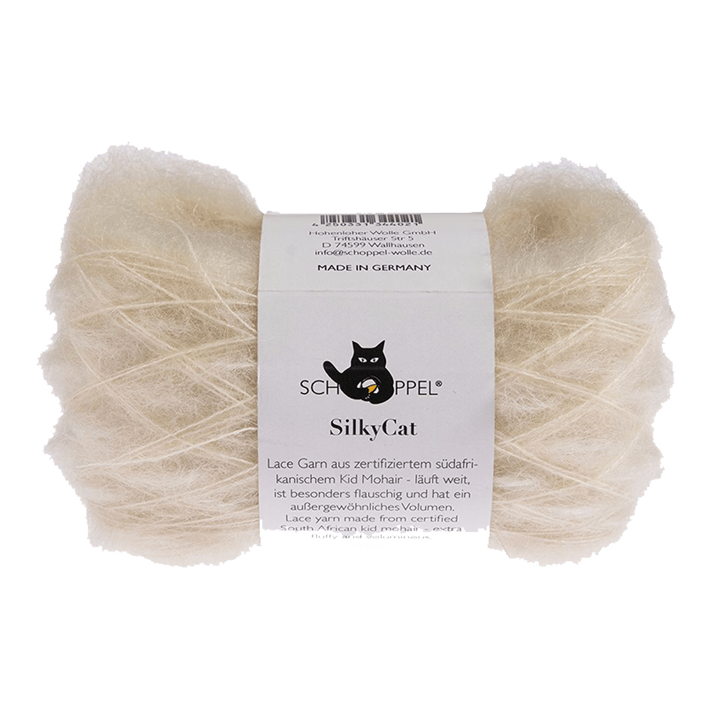 Schoppel Yarn Off White SCHOPPEL | Silky Cat | Lace | 2044