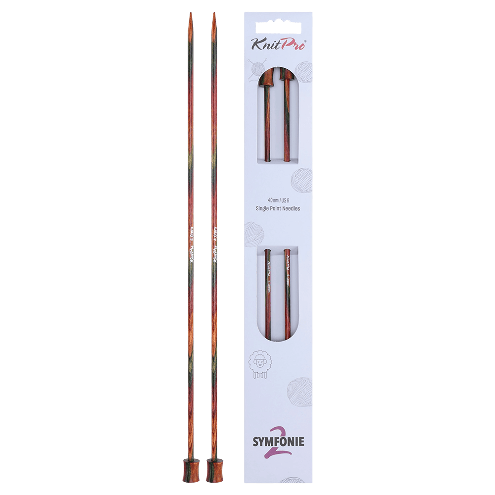 KnitPro Knitting Needles 25cm / 3.0mm KnitPro | Symfonie 2 | Single Pointed Knitting Needles