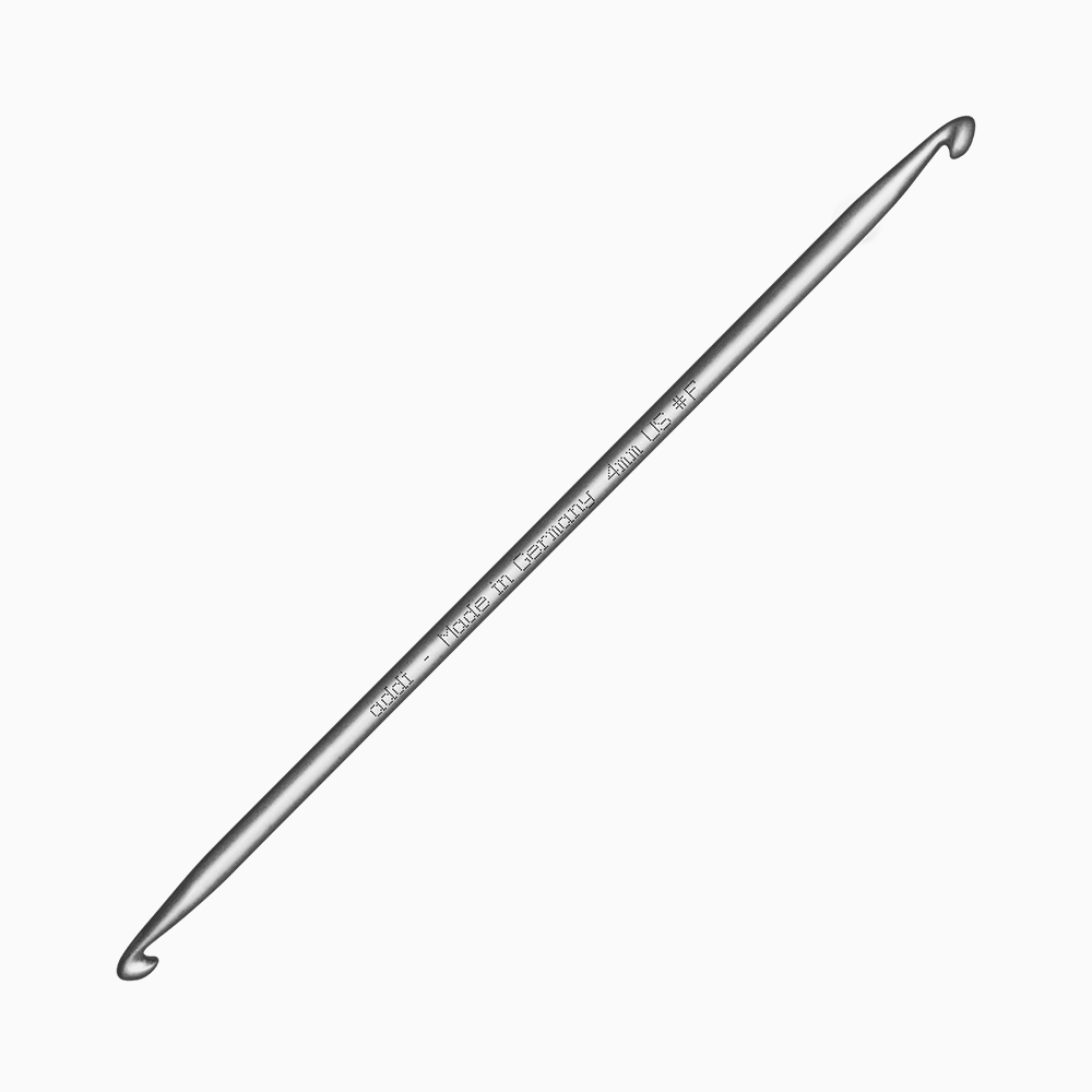 Addi Crochet Hooks 2.00mm | US size 0 Addi | addiTun | Double Ended Tunisian Crochet Hook | 265-7