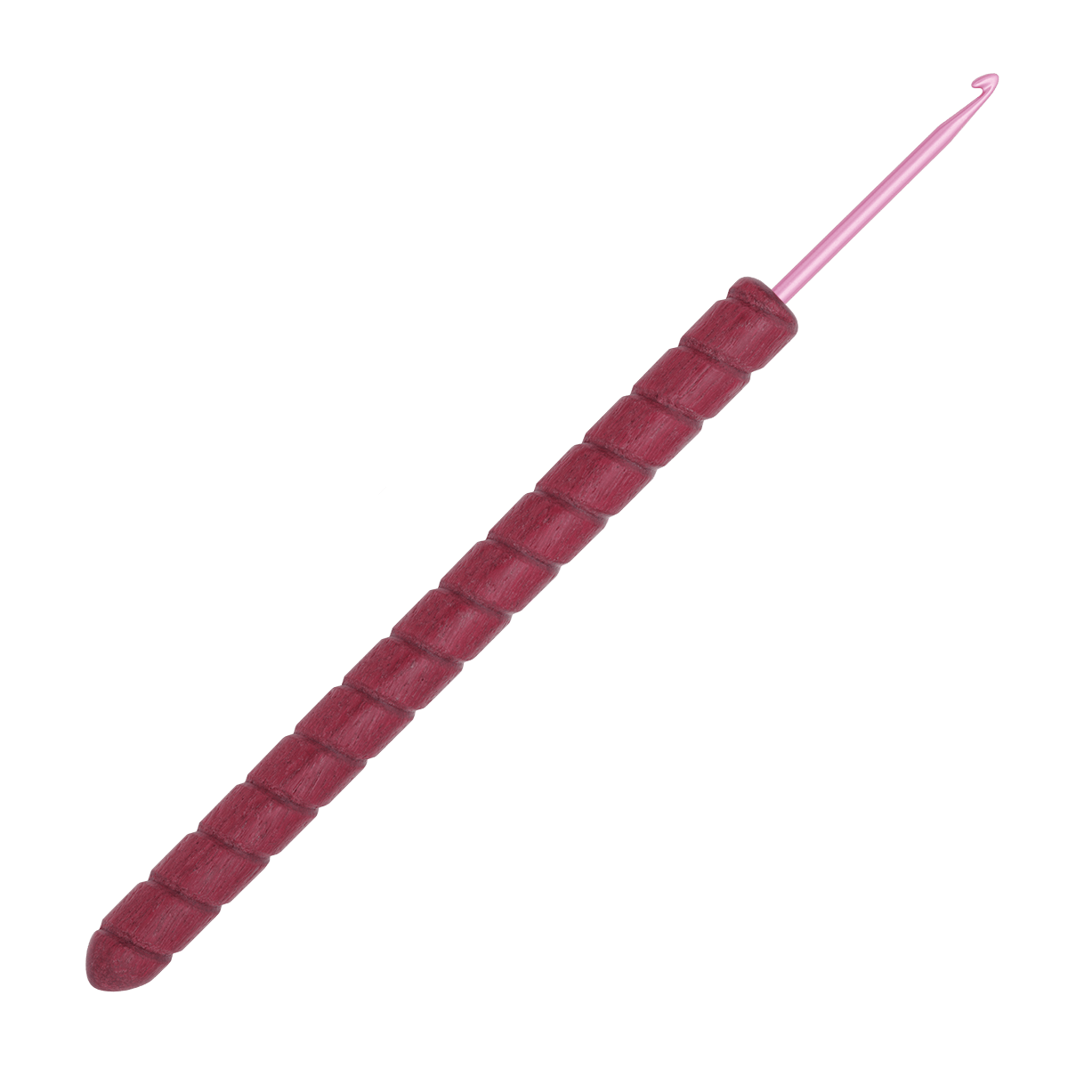 Addi Crochet Hooks 2.00mm | US size 0 Addi | addiUnicorn Purpleheart | Amaranth Wood Crochet Hook | 597-2