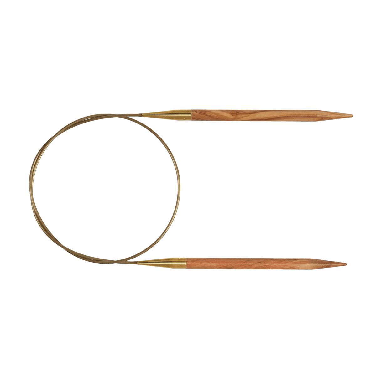 Addi Knitting Needles 3.00mm Addi | addiNature Olivewood | Fixed Circular Knitting Needles | 575-7 | 40cm