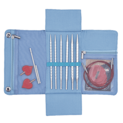 Addi Knitting Needles Addi | addiClick Novel Lace Long | Interchangeable Knitting Needle Starter Set | 743