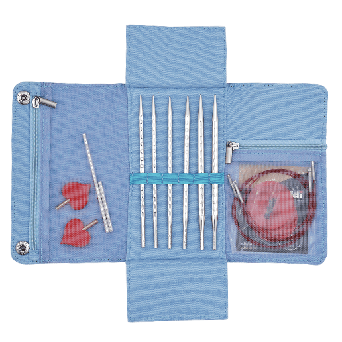 Addi Knitting Needles Addi | addiClick Novel Lace Long | Interchangeable Knitting Needle Starter Set | 743