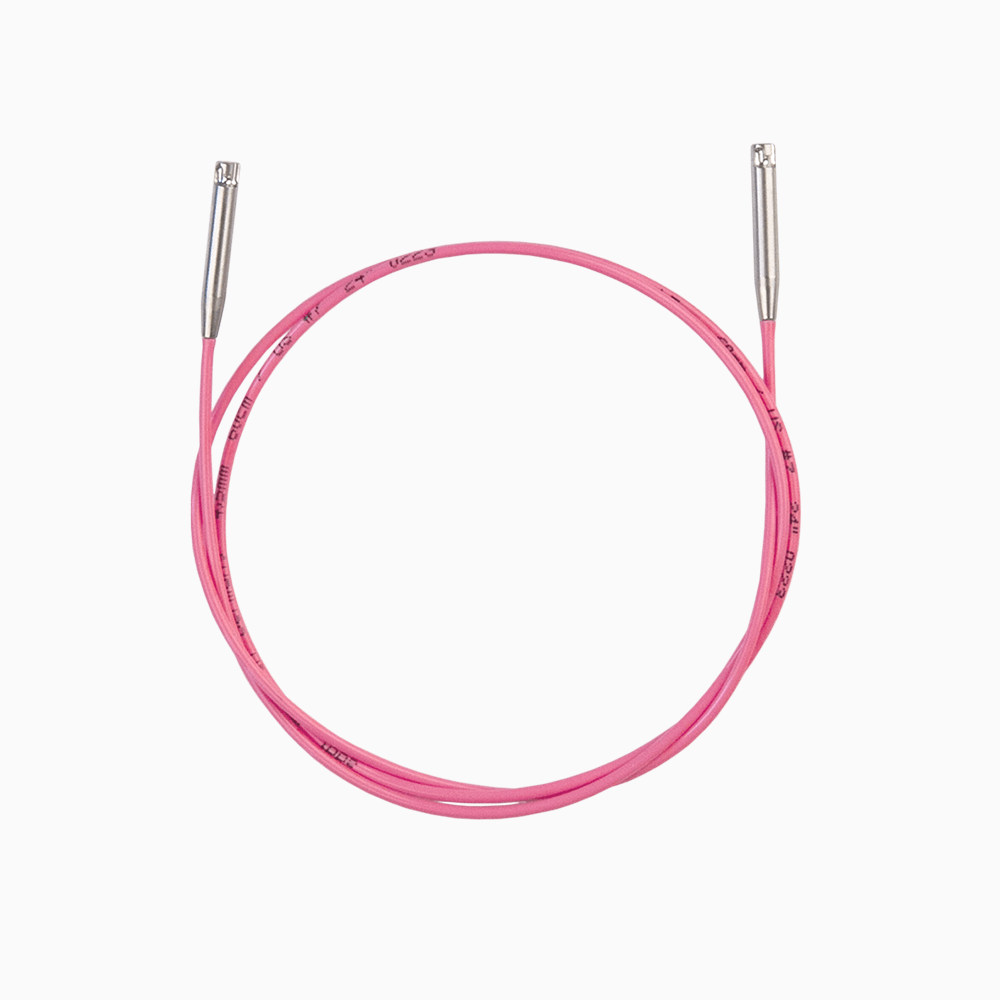 Addi Knitting Needles Addi | addiClick | Unicorn Pink Cords | 729-7