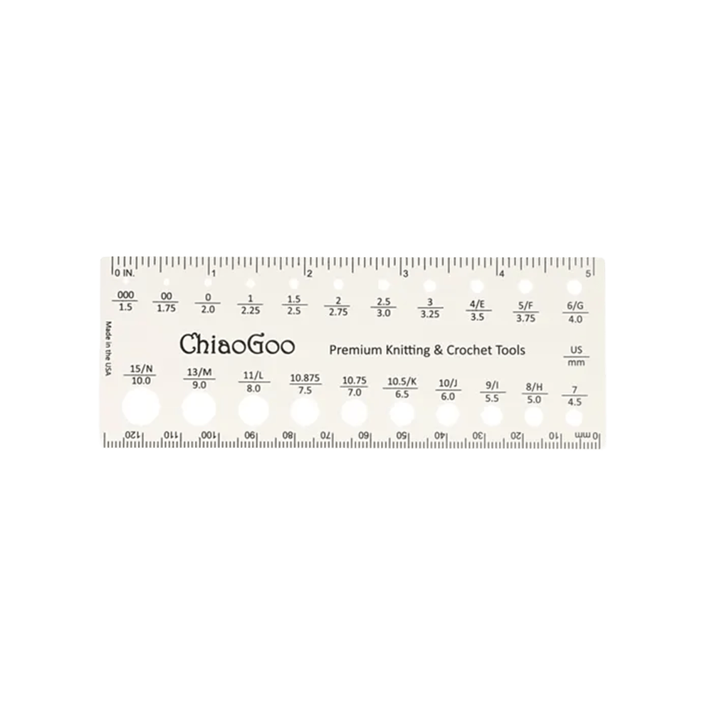 ChiaoGoo 13cm ChiaoGoo | Knitting Needle Gauges