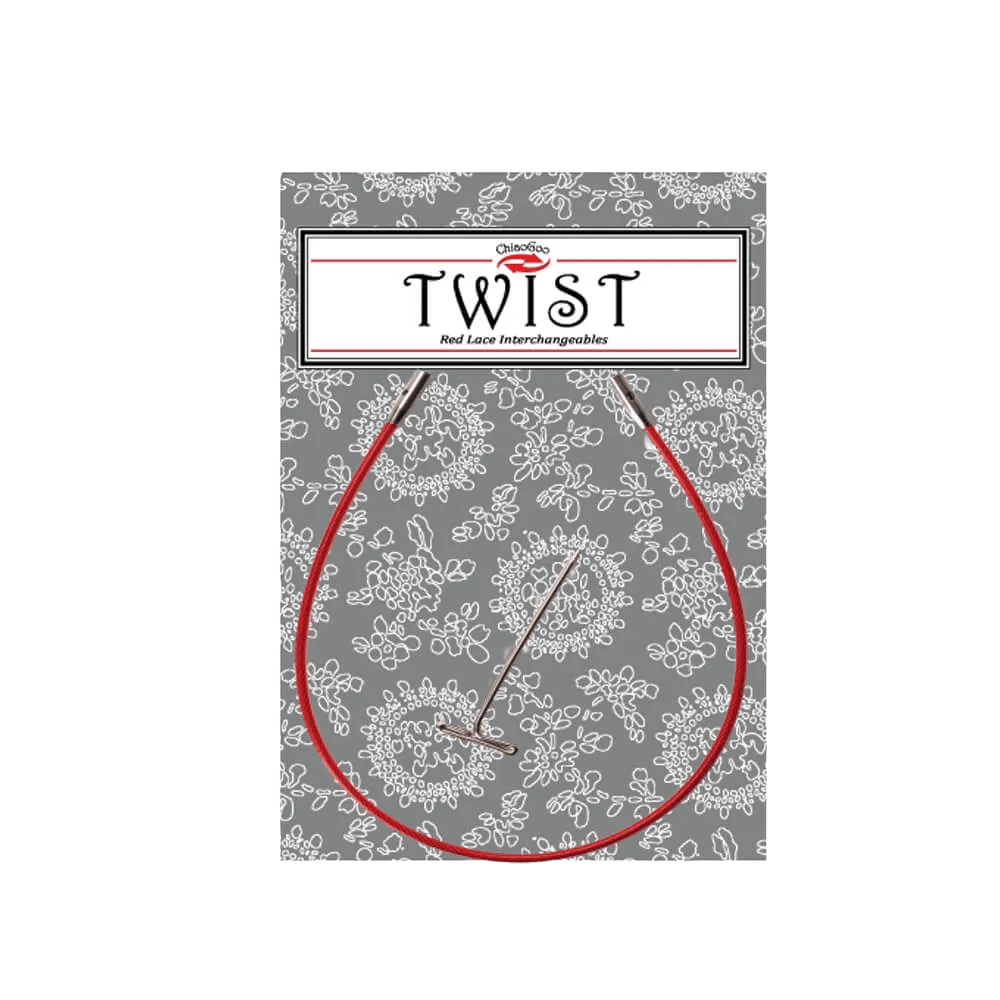 ChiaoGoo Knitting Needle 13cm / Mini [M] ChiaoGoo | Twist | Red Lace Cables