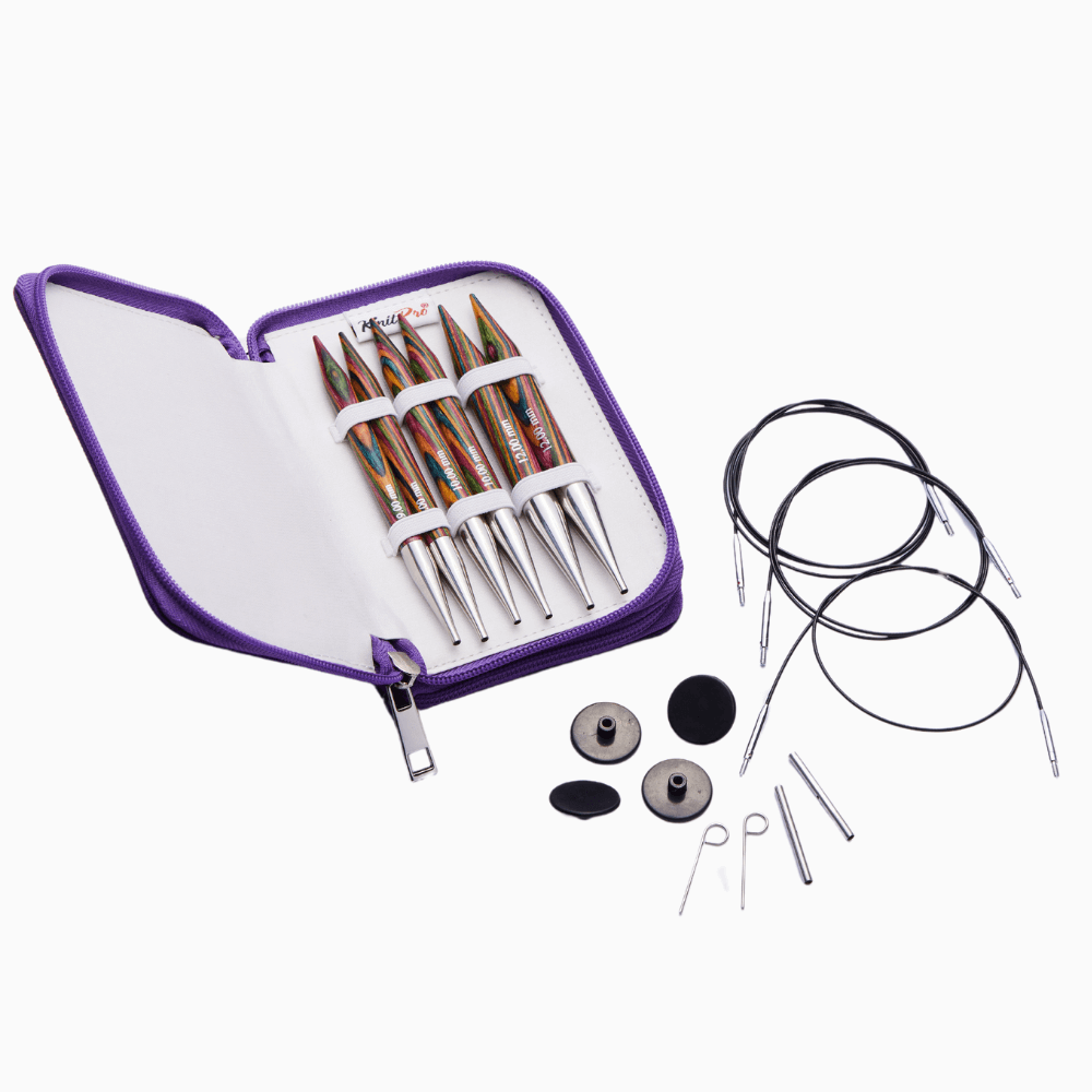 KnitPro | Symfonie | 13cm Chunky Interchangeable Knitting Needle Set