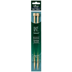 Clover 23cm / 2.00mm Clover | Takumi | Bamboo Single Pointed Knitting Needles