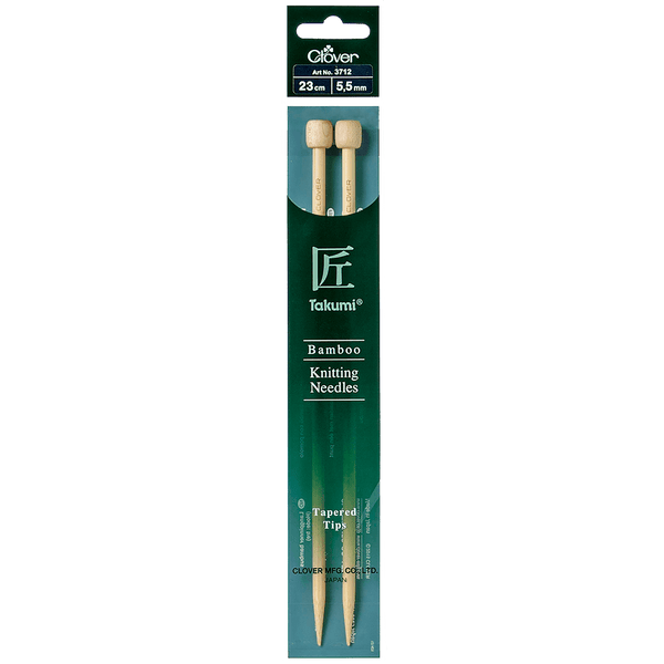 Clover | Bamboo Single Pointed Knitting Needles | Takumi