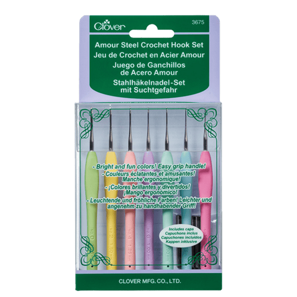 Clover | Amour | Steel Crochet Hook Set