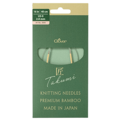 Clover Clover | Takumi | Bamboo Pro Fixed Circular Knitting Needles