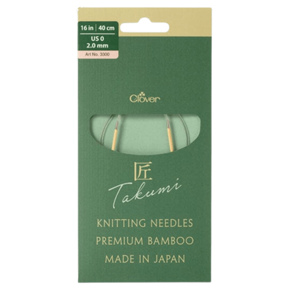 Clover Clover | Takumi | Bamboo Pro Fixed Circular Knitting Needles