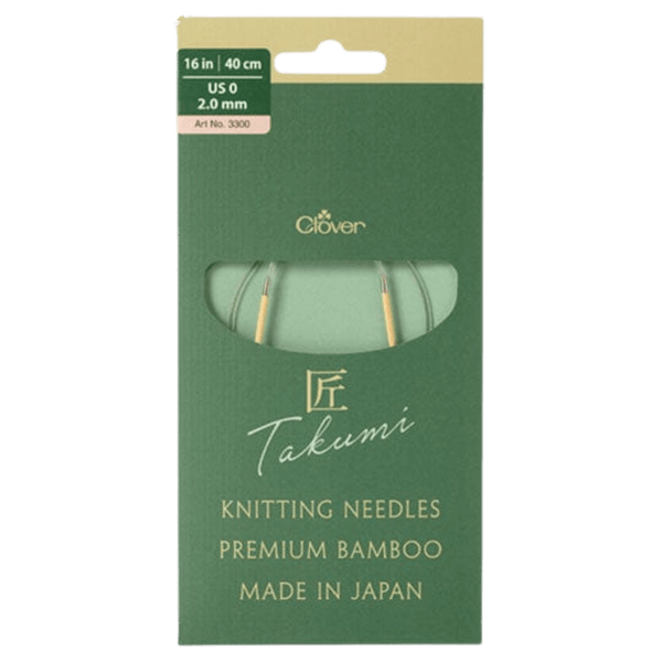 Clover | Bamboo Pro Fixed Circular Knitting Needles | Takumi