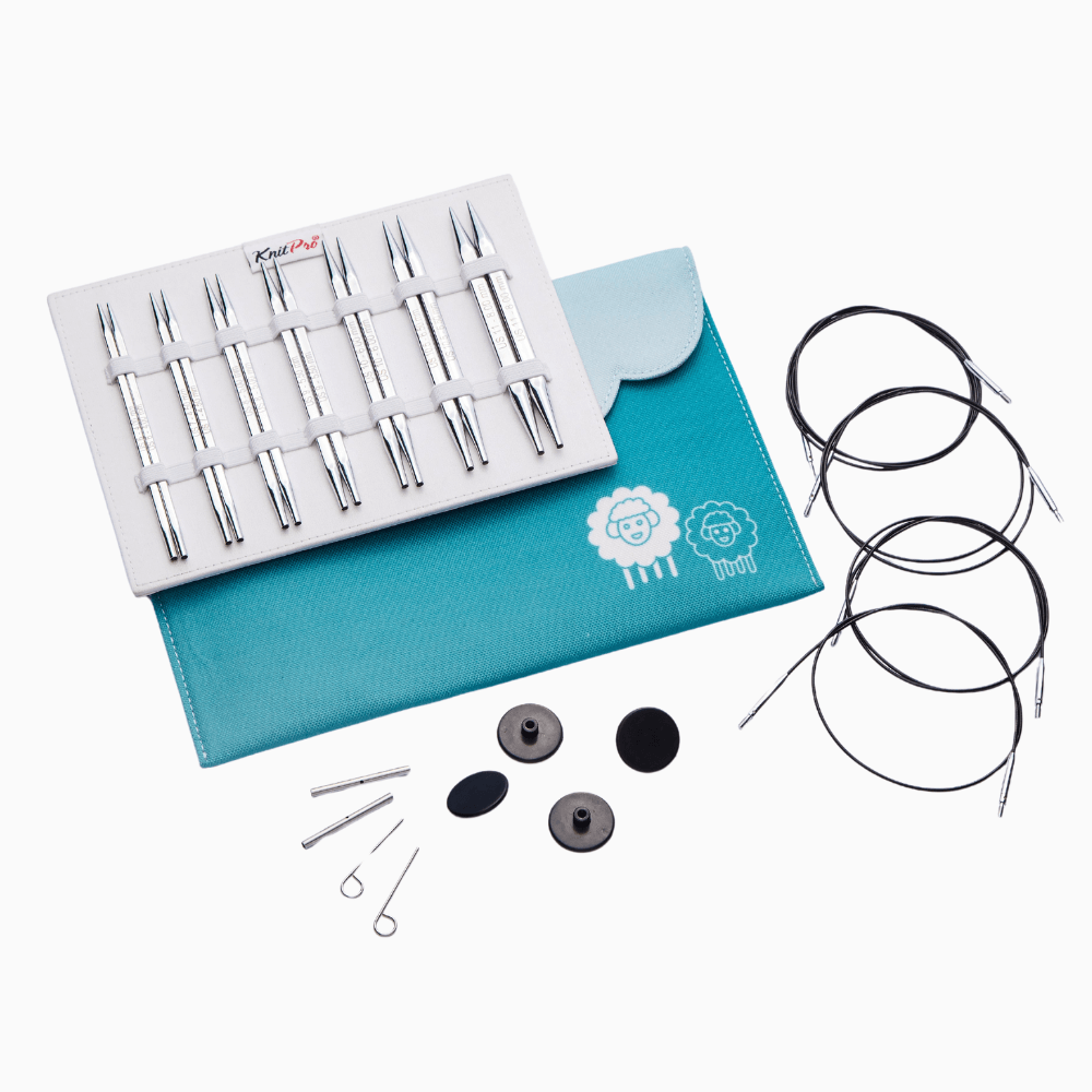 KnitPro | Nova Cubics | Normal 13cm Interchangeable Knitting Needle Deluxe Set