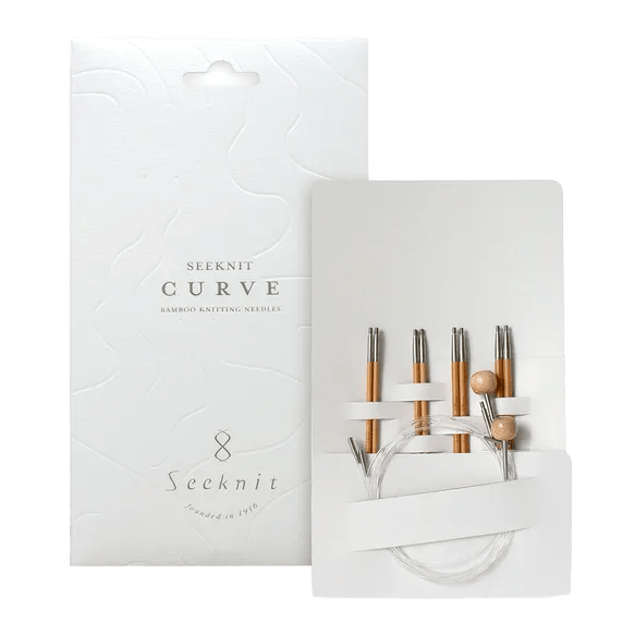 Seeknit | 10cm Interchangeable Knitting Needle S Set | Curve