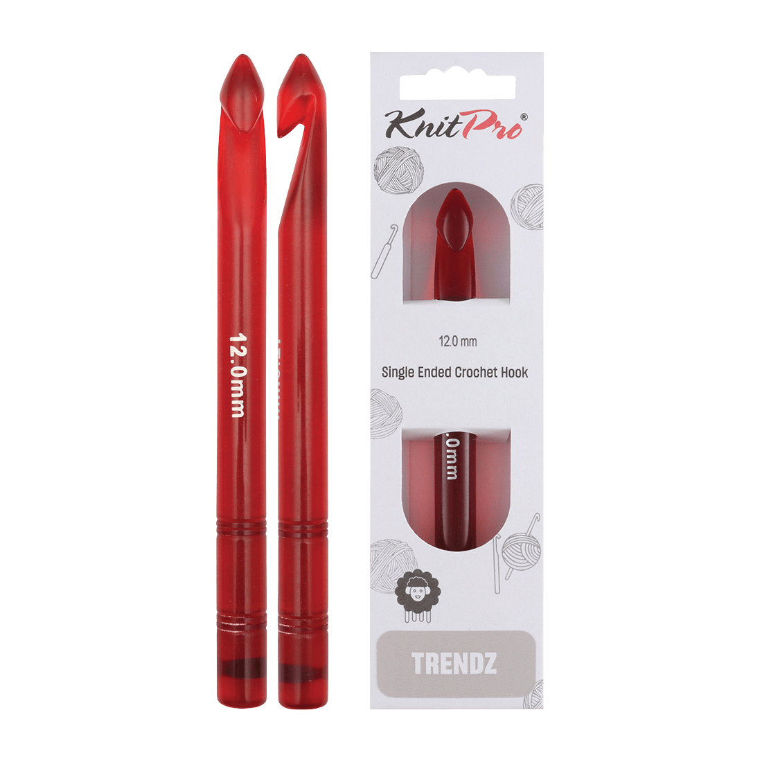 KnitPro Crochet Hooks 12.0mm KnitPro | Trendz | Single Ended Crochet Hooks