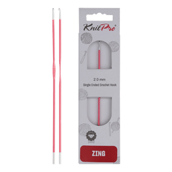 KnitPro Crochet Hooks 2.0mm KnitPro | Zing | Single Ended Crochet Hooks