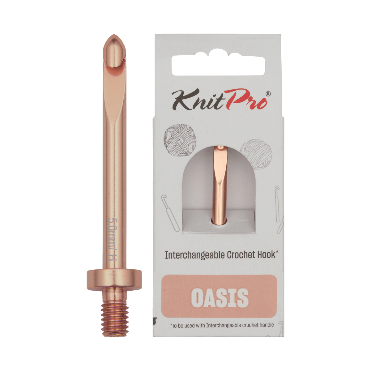 KnitPro Crochet Hooks 2.0mm | US size 0 KnitPro | Oasis | Interchangeable Crochet Hooks
