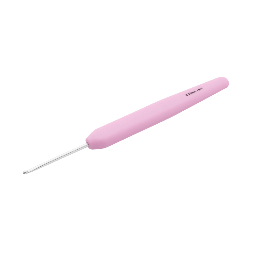 KnitPro Crochet Hooks 2.25mm  | US size B - Rose Pink KnitPro | Waves 2.0 | Crochet Hooks
