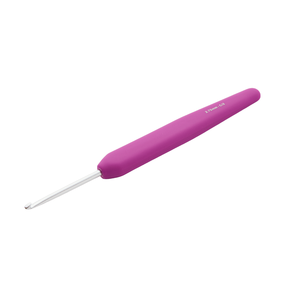 KnitPro Crochet Hooks 2.75mm  | US size C - Magenta KnitPro | Waves 2.0 | Crochet Hooks