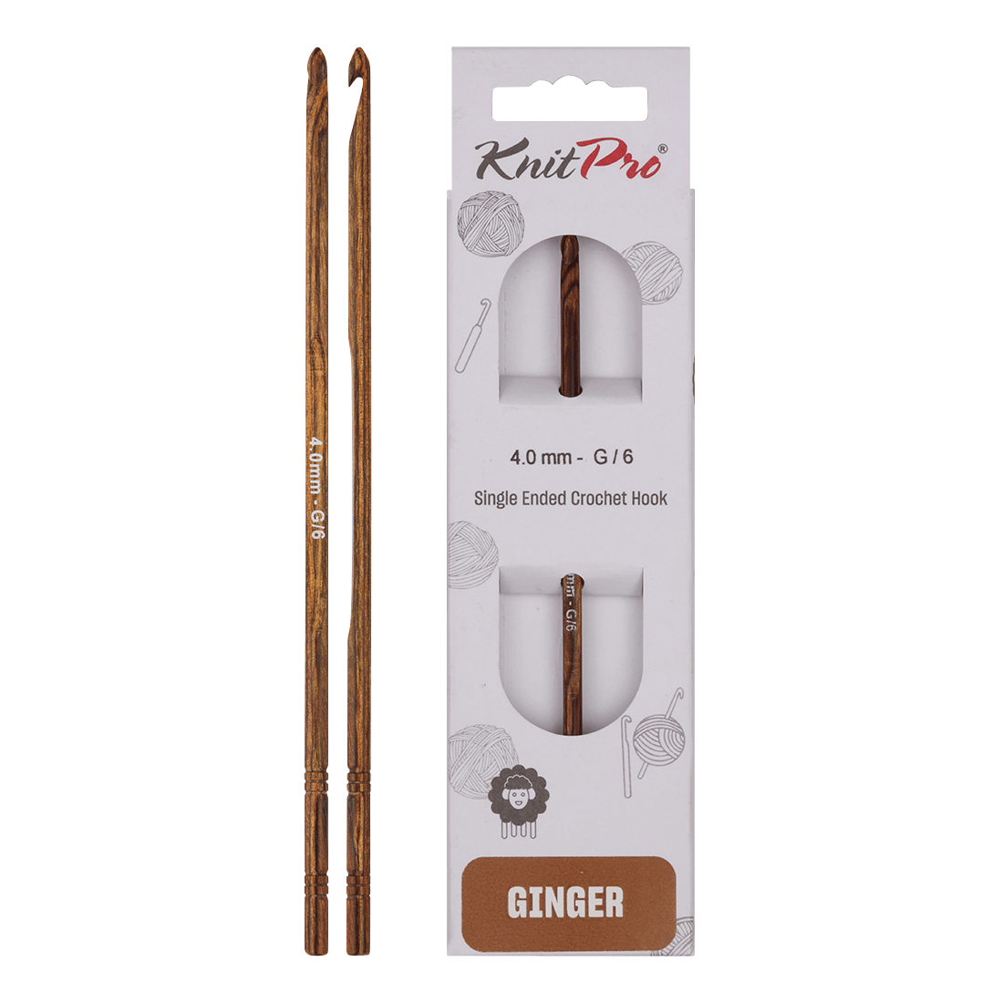KnitPro Crochet Hooks 3.0mm KnitPro | Ginger | Single Ended Crochet Hooks