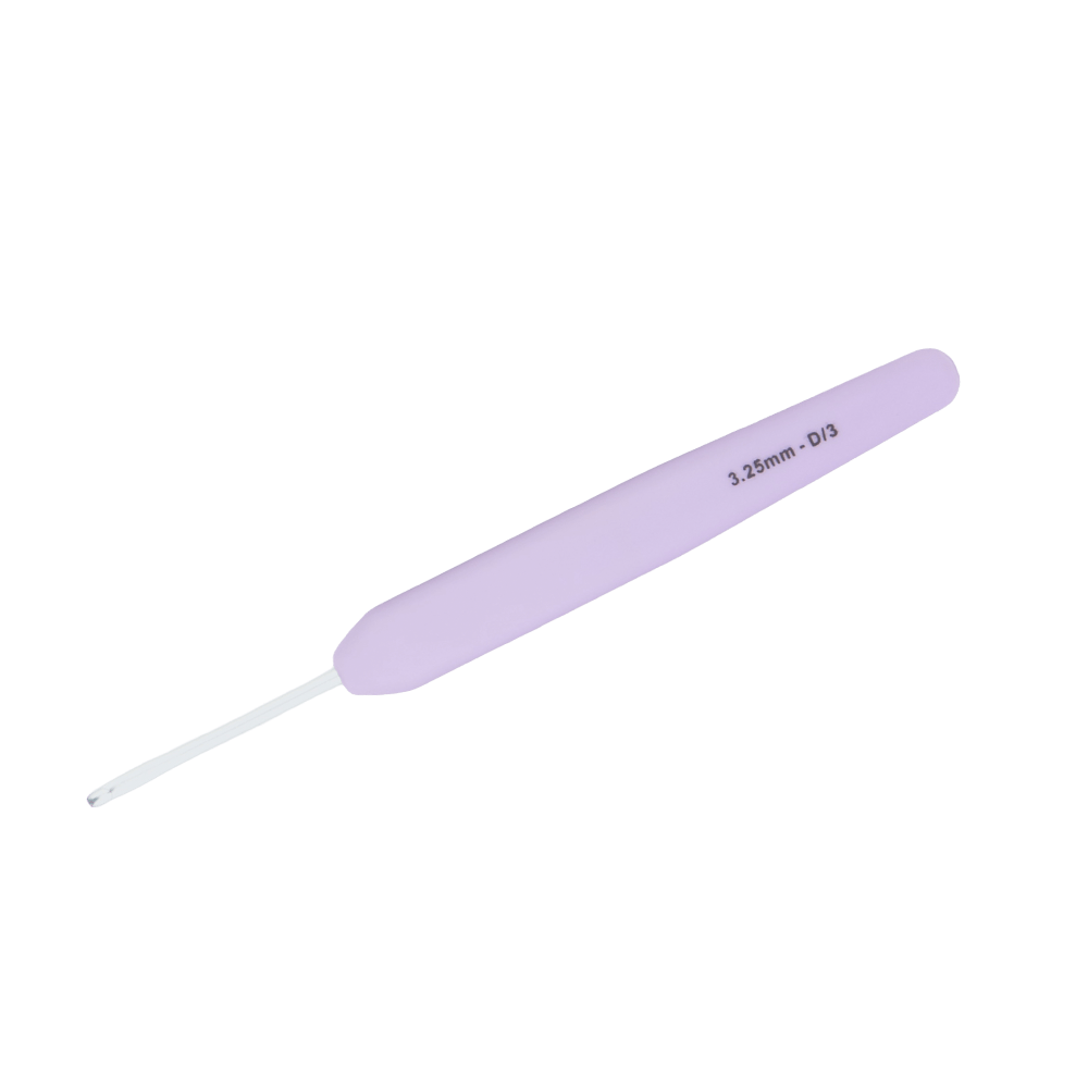 KnitPro Crochet Hooks 3.25mm  | US size D - Lavender Mist KnitPro | Waves 2.0 | Crochet Hooks