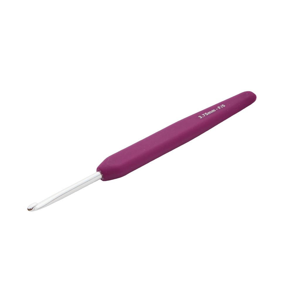 KnitPro Crochet Hooks 3.75mm  | US size F/5 - Rotal Plum KnitPro | Waves 2.0 | Crochet Hooks