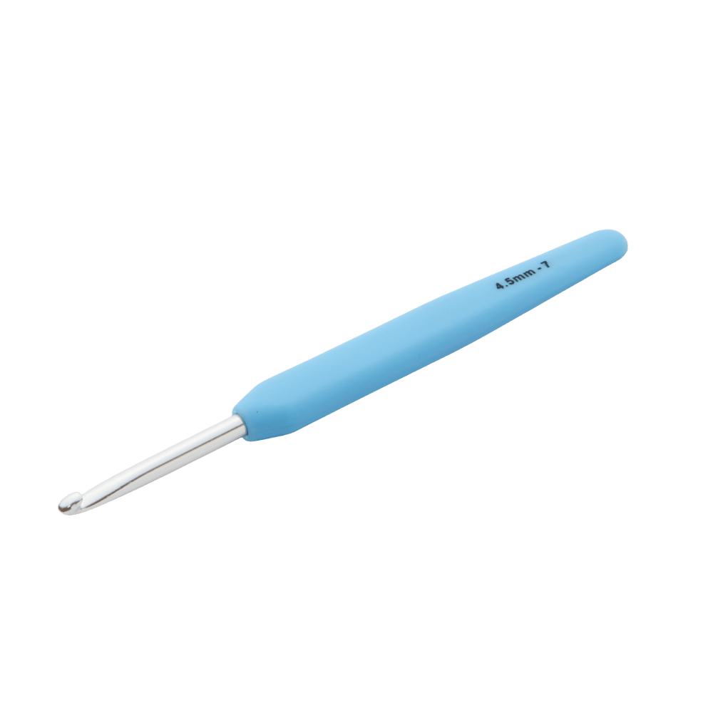 KnitPro Crochet Hooks 4.50mm  | US size 7 - Sky Blue KnitPro | Waves 2.0 | Crochet Hooks