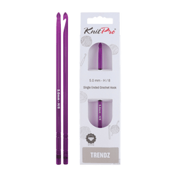 KnitPro Crochet Hooks 5.0mm KnitPro | Trendz | Single Ended Crochet Hooks